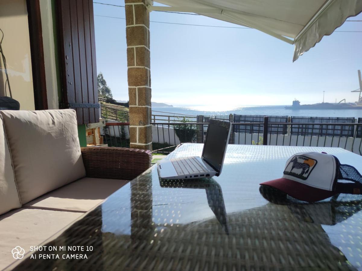 페레올 Casa A Pie De Playa De Carino Doninos 빌라 외부 사진